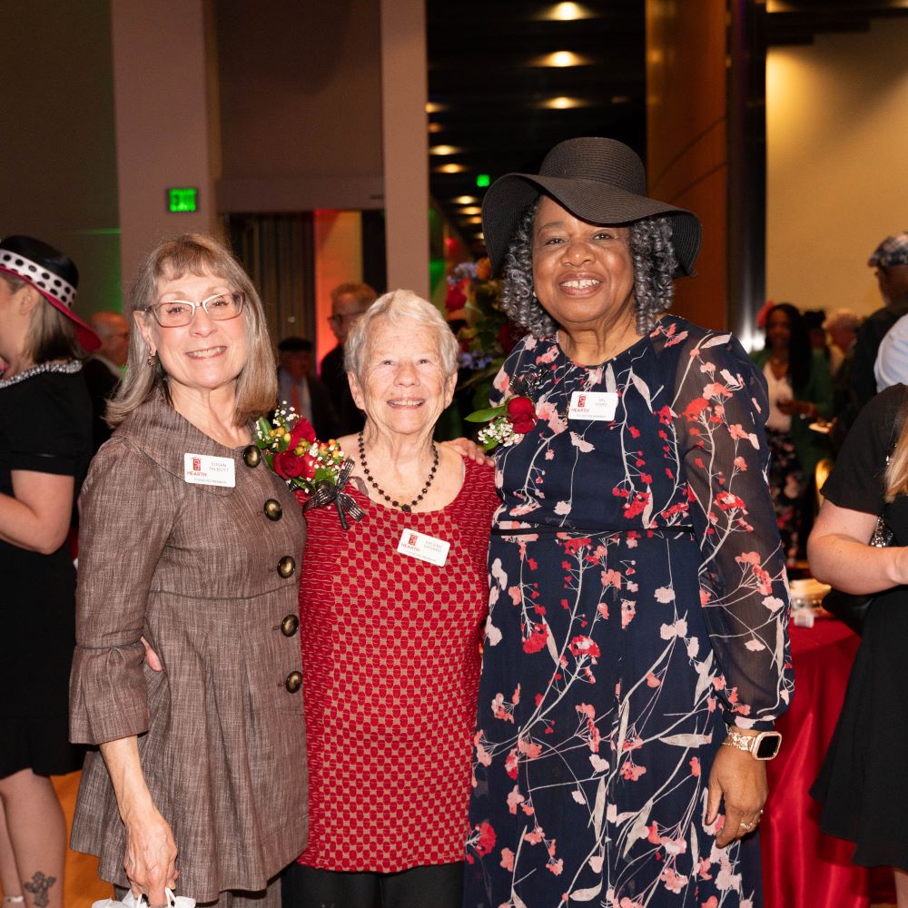 Picture of HEARTH Founders Susan Talbot, Arlene Grubbs, and Valetta Ford
