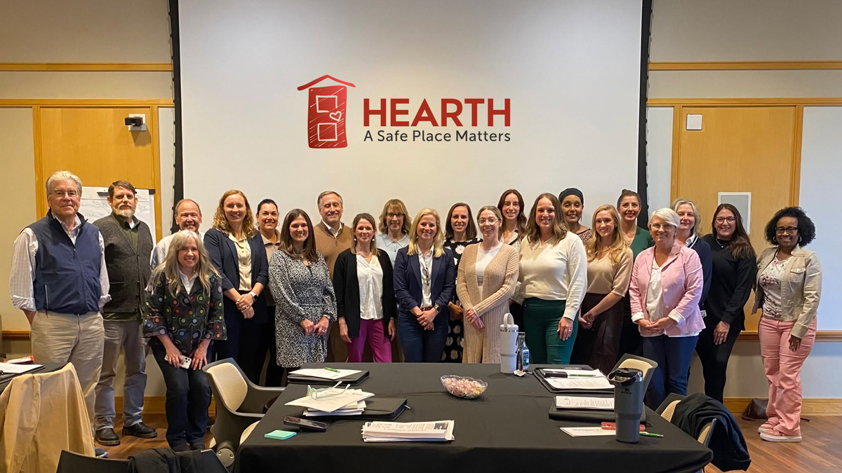 HEARTH Board of Directors gathered for a photo the board retreat