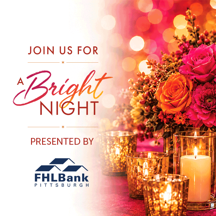 Graphic for Bright Night including its presenting sponsor FHL Bank